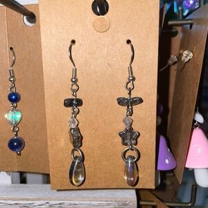 Midnight dangle earrings